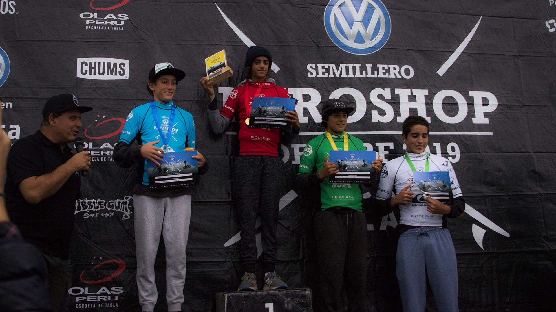 Barranquito coron&oacute; a los nuevos campeones del Semillero Euroshop de Surf 2019
